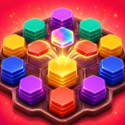 Ikon Hexa Sort: Stack & Match