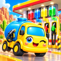 Fuel Rush: Truck Color Sort