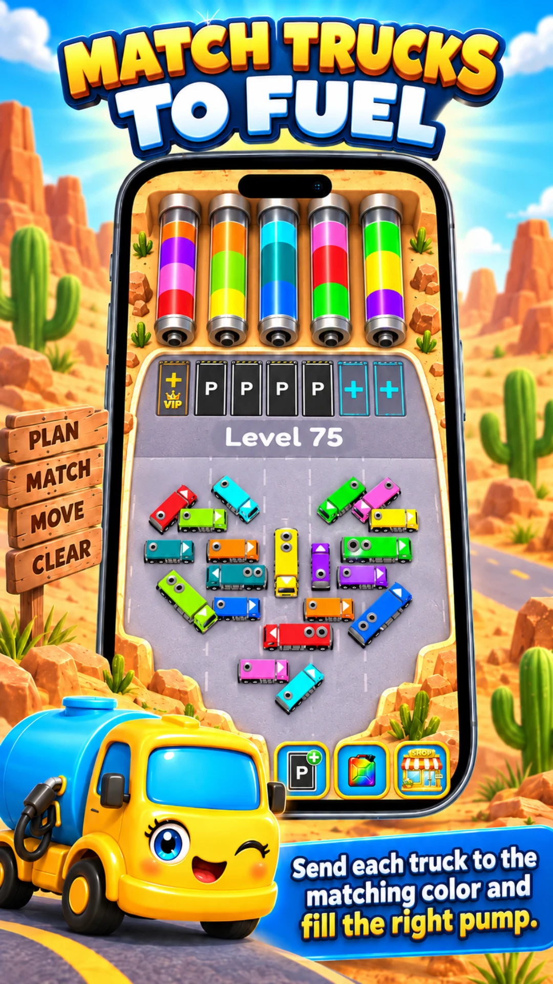 Fuel Rush: Truck Color Sort screenshot